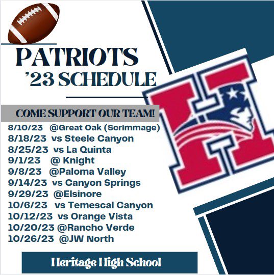 Gearing up for this fall! Go Pats!🏈 #hhspatsfootball  #legacy #rebuild