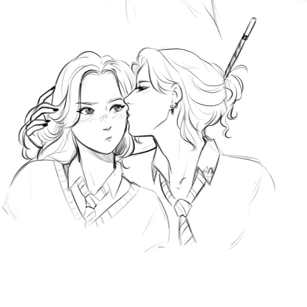 Ghasy21's tweet photo. OCs Hogwarts AU, women.

#lgbtq #art #illustration #sketch #oc #ocs https://t.co/htrt5L4cJ6