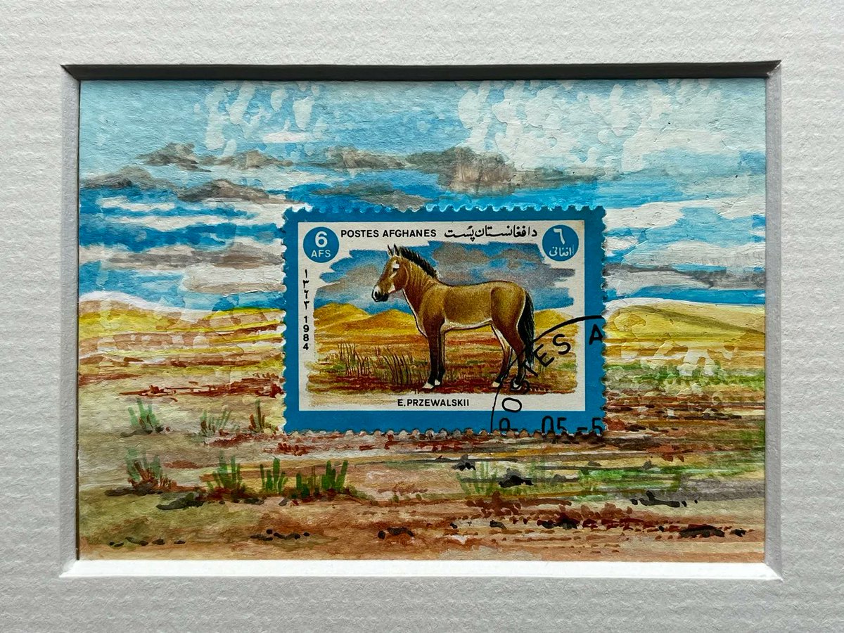 JillingsTonia's tweet photo. A donkey in a landscape created by watercolour and oil paint, Afghan postage stamp
DM for more details 10% donation of sale to https://t.co/LoS2PhFG0e
#donkies #artworkforsale #minidonkies #donkeyartwork #donkeypostagestamps
#donkey #artforsale #minidonks https://t.co/I0JQKjuYrV