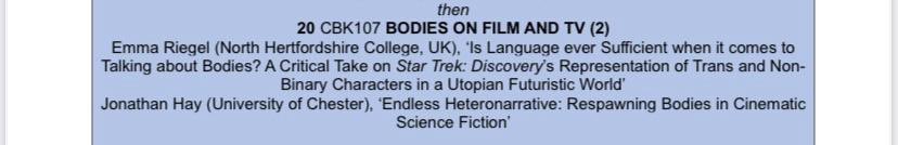 ACK!!!! First conference I’m speaking at! Excited and nervous <a href="/Talking_Bodies/">Talking Bodies Conference</a> Can’t wait though ❤️