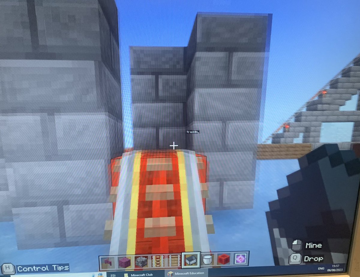 GorstMillfield's tweet photo. This week in Minecraft Lab we built rollercoasters focusing on forces and motion and Newtons Laws. Some very creative displays by our students in their worlds 🎢🎢🎢 https://t.co/pZgpHpp1az