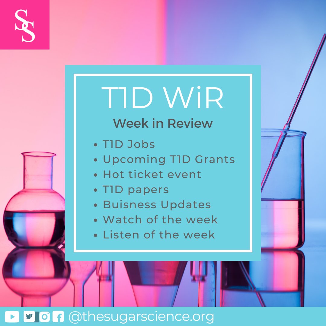 This week's #T1DWiR will be out very soon and has a special #IDSParis2023 heard on the street feature! 
Register for more to stay up to date on #T1DRelevantResearchReels:  thesugarscience.org/t1d-wir/