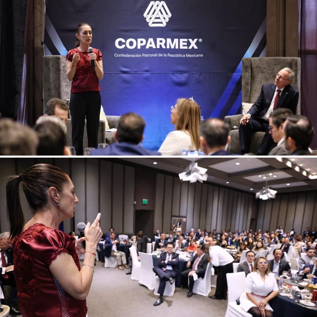 Me reuní con @Coparmex y platiqué sobre los logros que hemos tenido en la Ciudad de México. Los resultados muestran las razones por las que compartimos el optimismo y la confianza en el futuro de México. Estuvimos de acuerdo en que gobierno y empresarios tenemos más coincidencias…