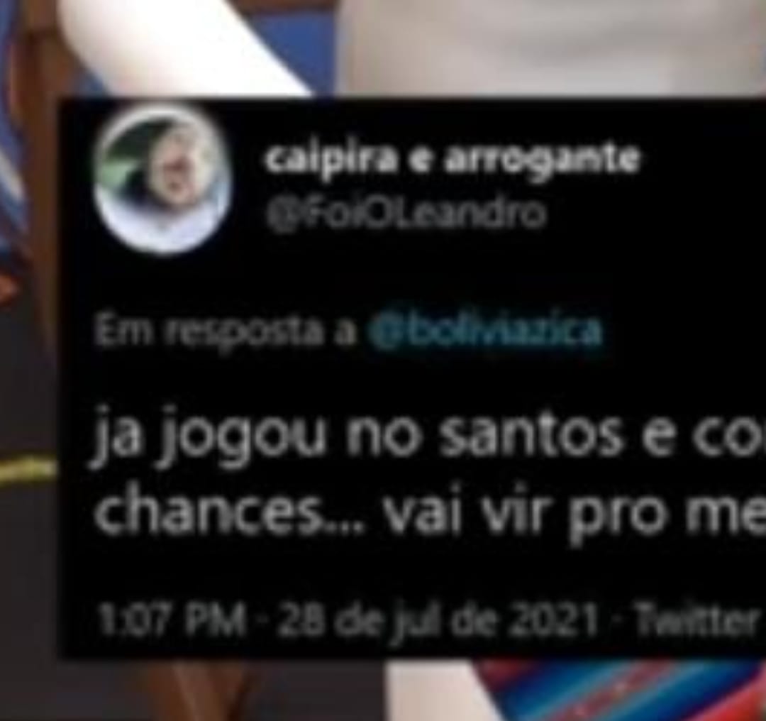 foioleandro's tweet photo. O dia que minha pergunta foi feita pro André Balada e ele esnobou meu time 🥲 https://t.co/npHvIFB10C