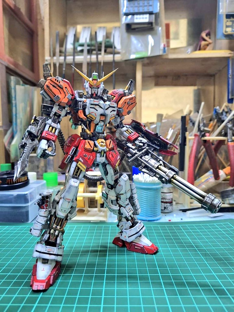 lantivanovich's tweet image. #Justice #HeavyArm #Gunpla #Mokit