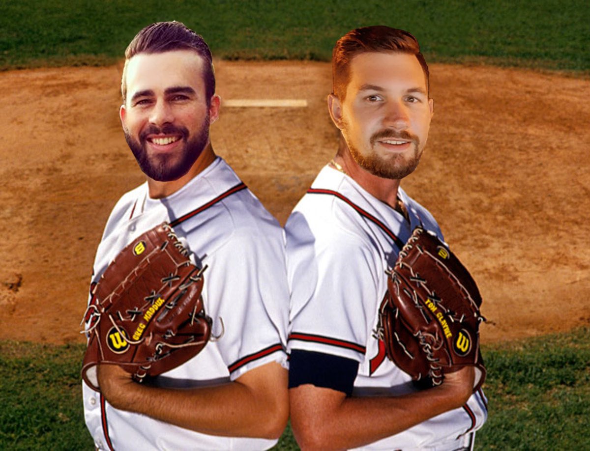 BrewJayBaseball's tweet photo. The boys were in an absolute dog fight but Windy and Grier  shut the door on the feisty Brewers to give the birds another W. #Maddux #Glavine https://t.co/oAqsIj7185