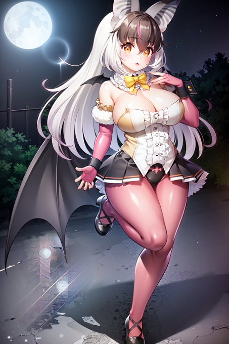 AI描きプログラムでウサギコウモリ(けもV)を再学習をさせて、もう一度作ってみました🐰🦇 

#けものフレンズ 
#stablediffusion 
#AIイラスト #AIArt 