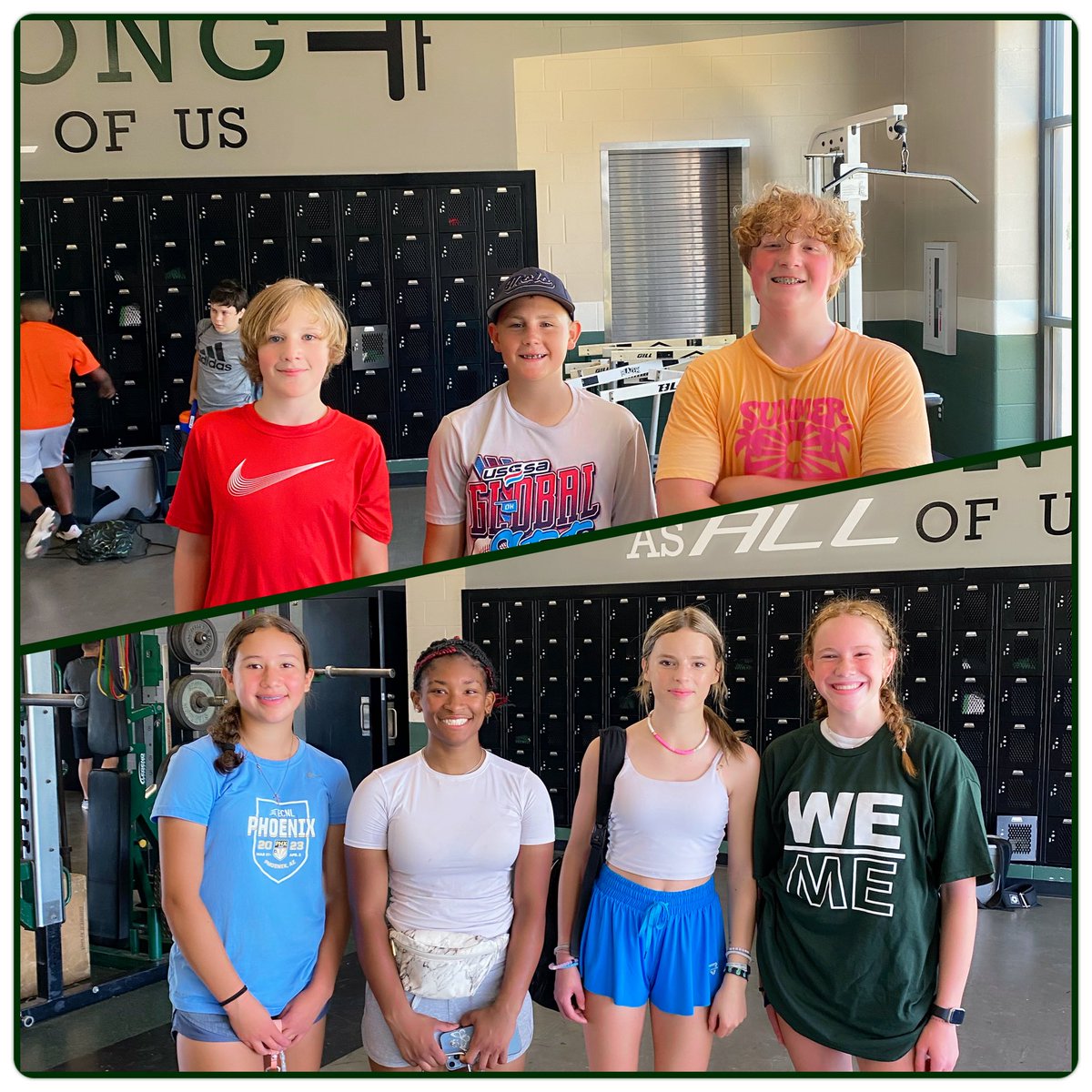 🚨🚨 Big S/O to our STARS 🌟 OF THE WEEK at Edmond Santa Fe!! First week in the books and got a great set of kids who set the example of what BELIEF in themselves and their teammates will get you!! Middle school boys and girls & HS girls!!🚨🚨 @SFWolvesAthl #PCTRAINED #pcWErONE