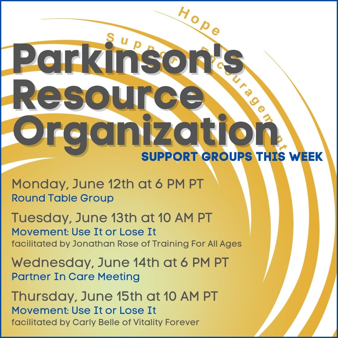 Parkinson's Resource Organization tweet media