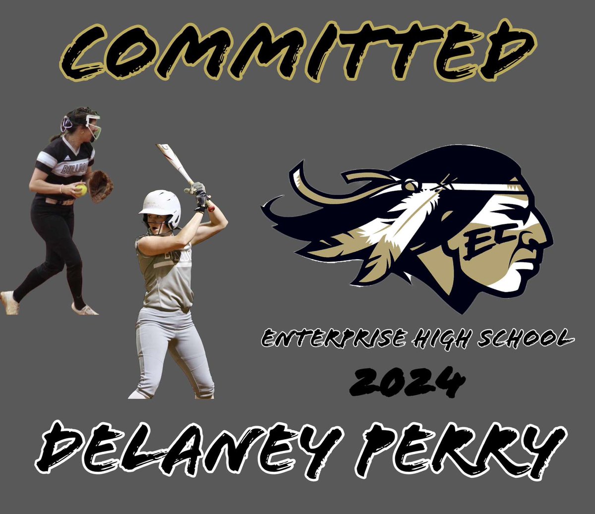 Delaney_Perry2's tweet image. So excited to announce that I have decided to further my athletic and academic career at East Central Community College! Go Warriors 🖤💛🖤💛 #warriors @ECCCSoftball