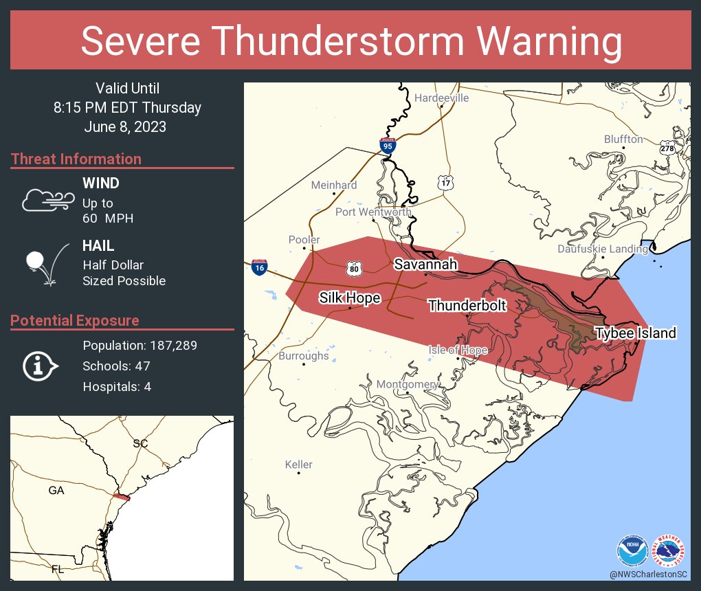 NWS Severe Tstorm on Twitter "Severe Thunderstorm Warning continues