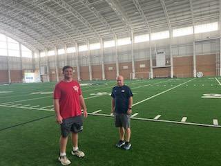 Had a great time getting to tour <a href="/BYUfootball/">BYU FOOTBALL</a> facilities and campus! And had a great talk with coach Clark about furthering my education and athletics at BYU! 
<a href="/BrandonHuffman/">Brandon Huffman</a> <a href="/MavsFB/">MountainViewFootball</a>