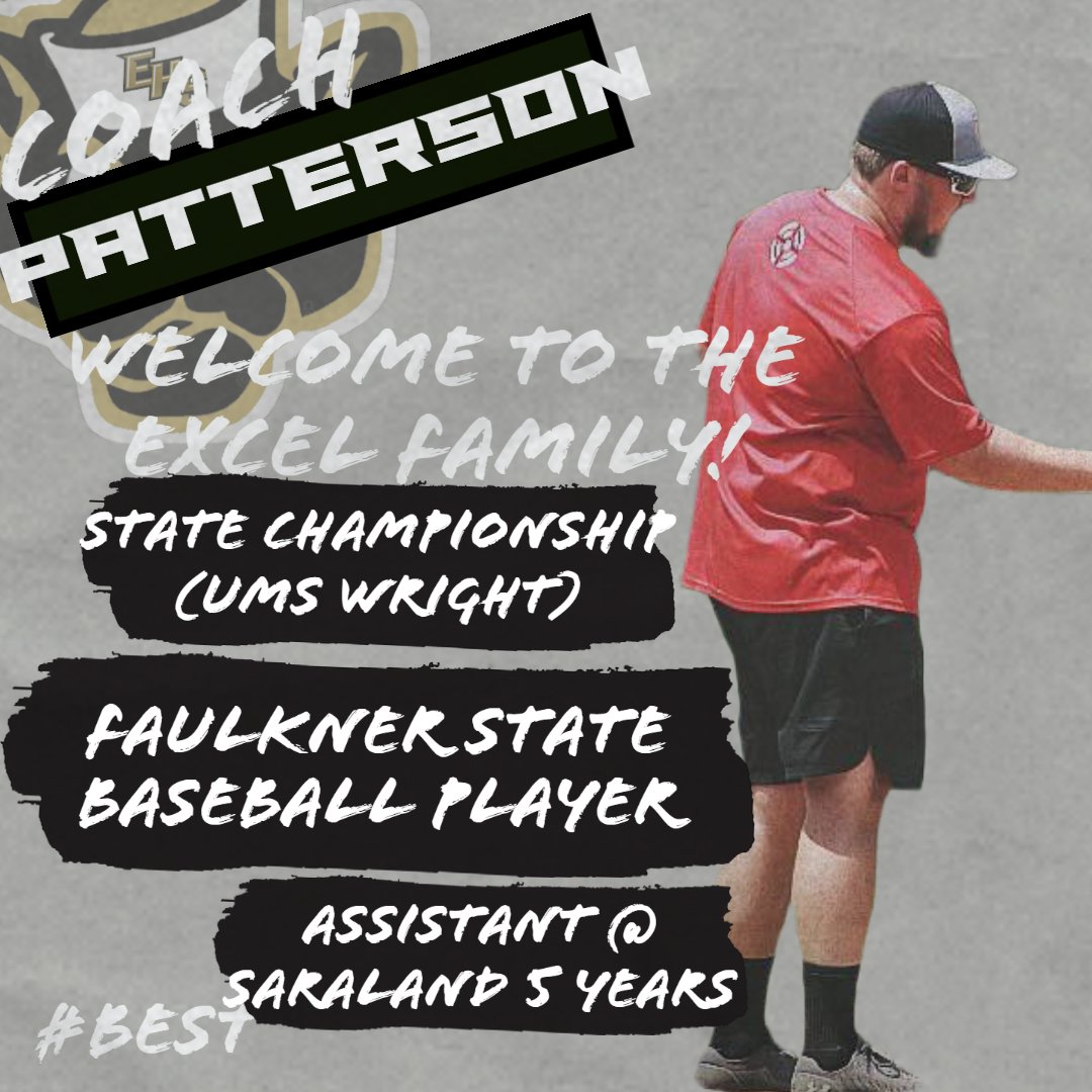 Welcome to our new Head Baseball Coach Brett Patterson! He brings awesome experience that is going to impact our baseball and football program! Another coach in our athletic program bringing state championship experience! We are fired up to have him! 
#BEST