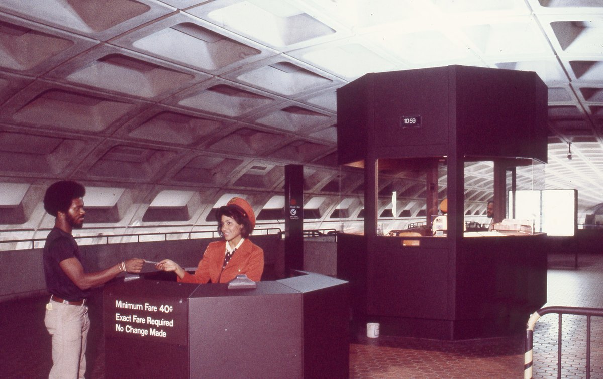 Take a trip down Metro 🚇 memory lane, and test your trivia skills. Which Metro station is featured here? The first 10 people who guess correctly may receive something special. 🗺️ Please send us a direct message with your answer. #ThrowbackThursday #wmata #RetroMetro