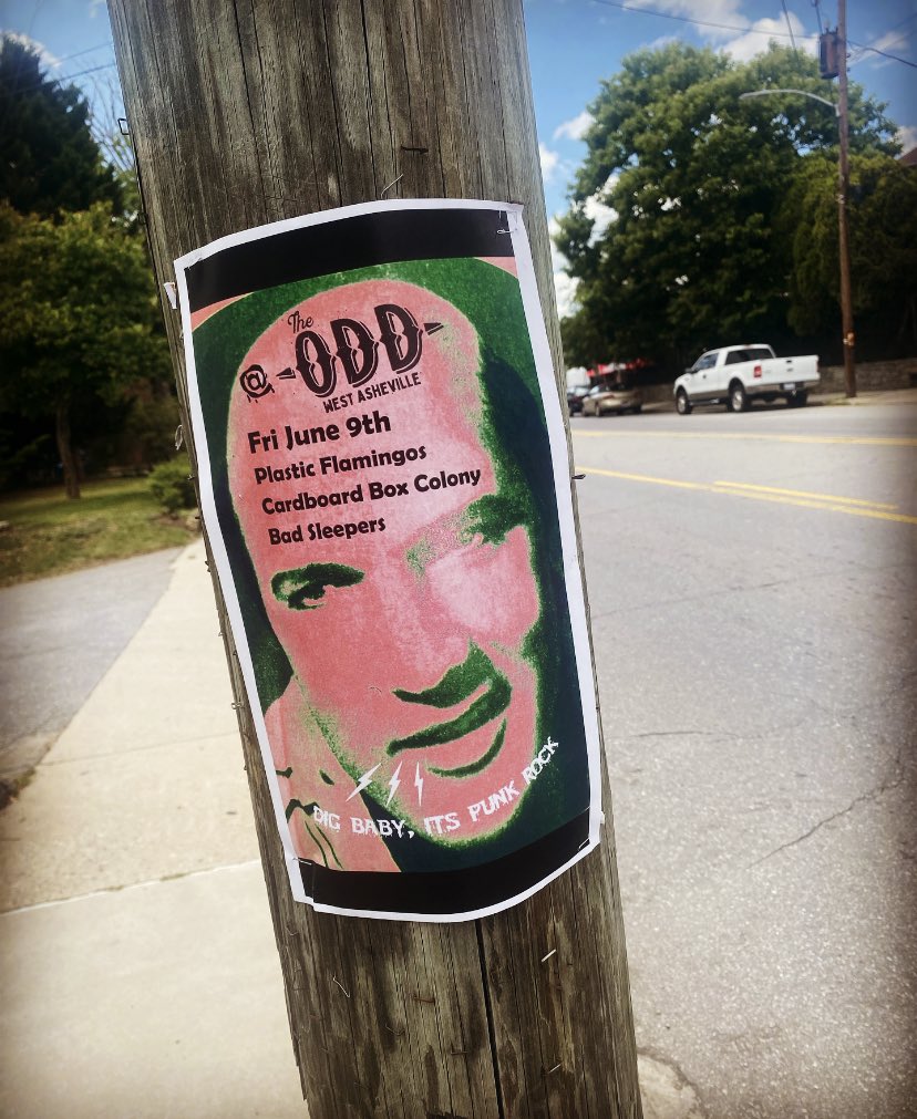 CardBoxColony's tweet image. Catch us tomorrow night at The Odd with Plastic Flamingos &amp;amp; Bad Sleepers!