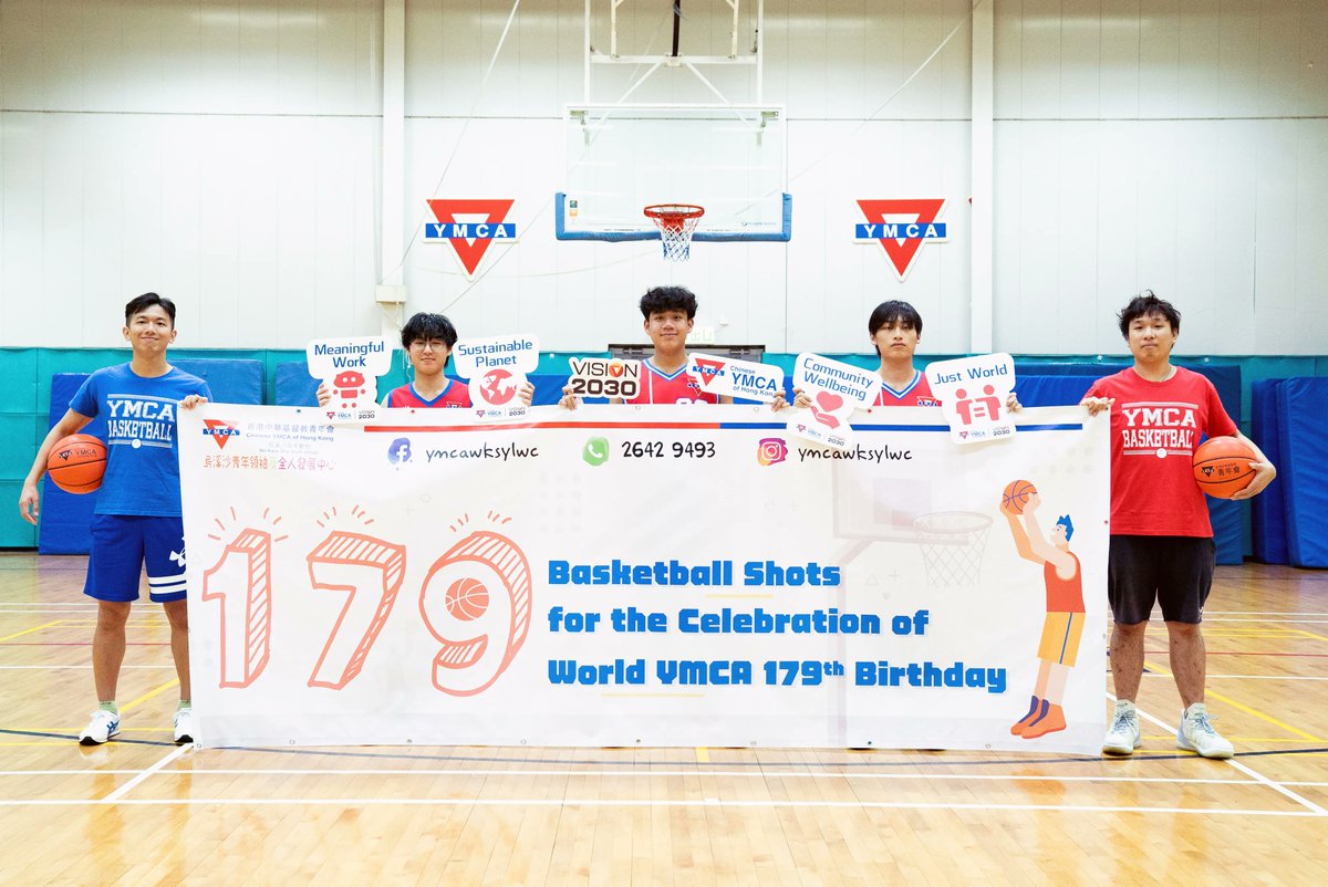 More than an exercise, YMCA’s invention of basketball aims at cultivating integrity,
perseverance, and teamwork spirit. 🏀

The Chinese YMCA of Hong Kong’s 3-on-3 basketball players made 179 shots to commemorate our 179th birthday on 6 June!

#CommunityWellbeing <a href="/asiapacificymca/">Asia Pacific YMCA</a>