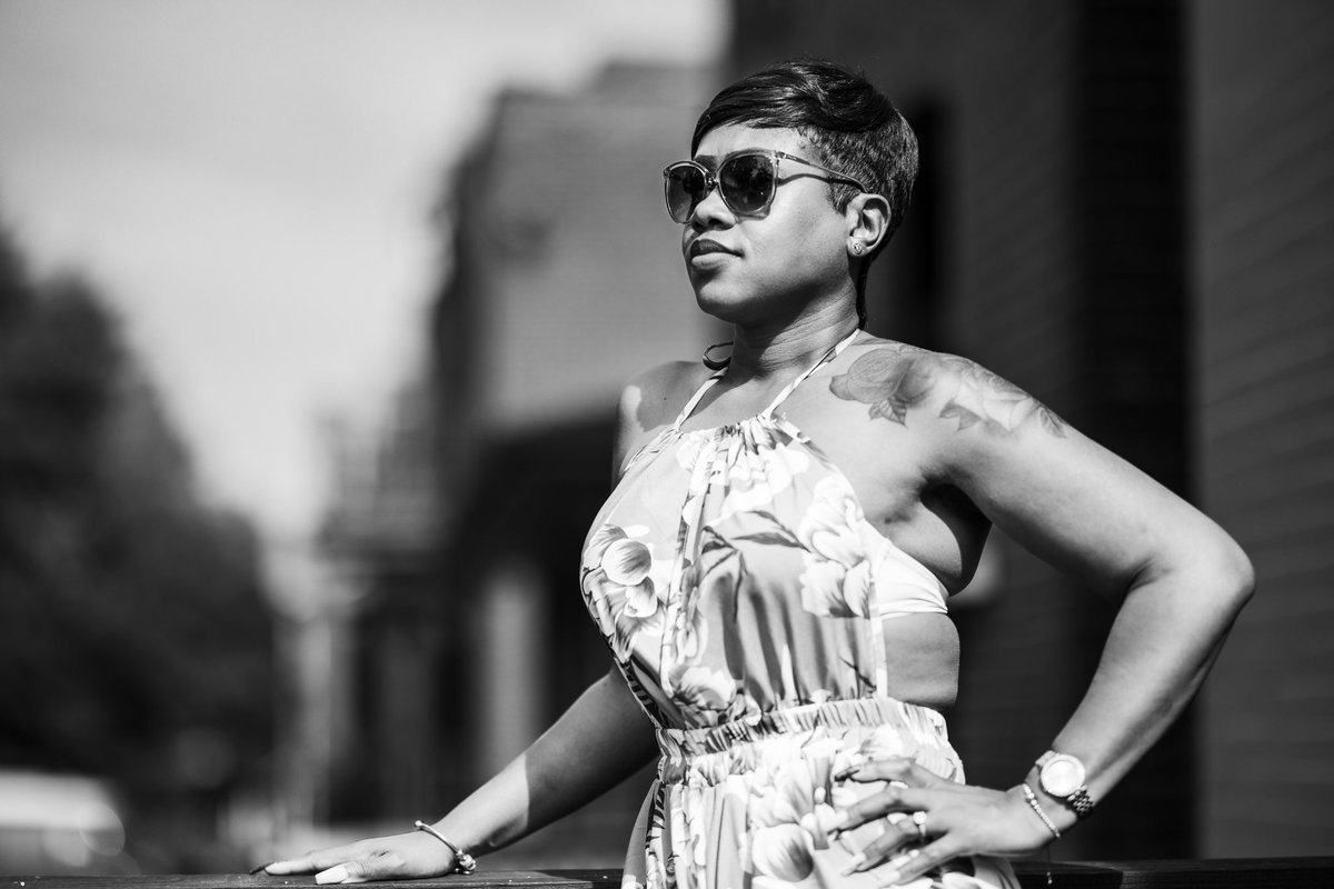 I’m a big fan of black and white!  #blackgirl #blackandwhitephotography #BlackTwitter