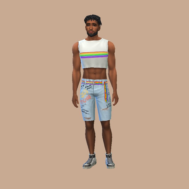 Here's a preview of what I worked on earlier today #TheSims4 #PrideMonth