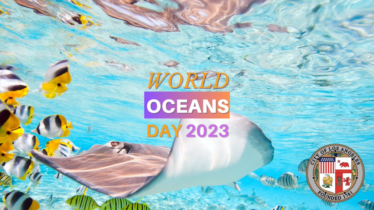 Celebrating World Oceans Day today! 🌊 Join this global movement highlighting the importance of our ocean in everyday life. 

One ocean, one climate, one future. To learn more about what L.A. is doing and to participate in a clean-up event, go to lacitysan.org