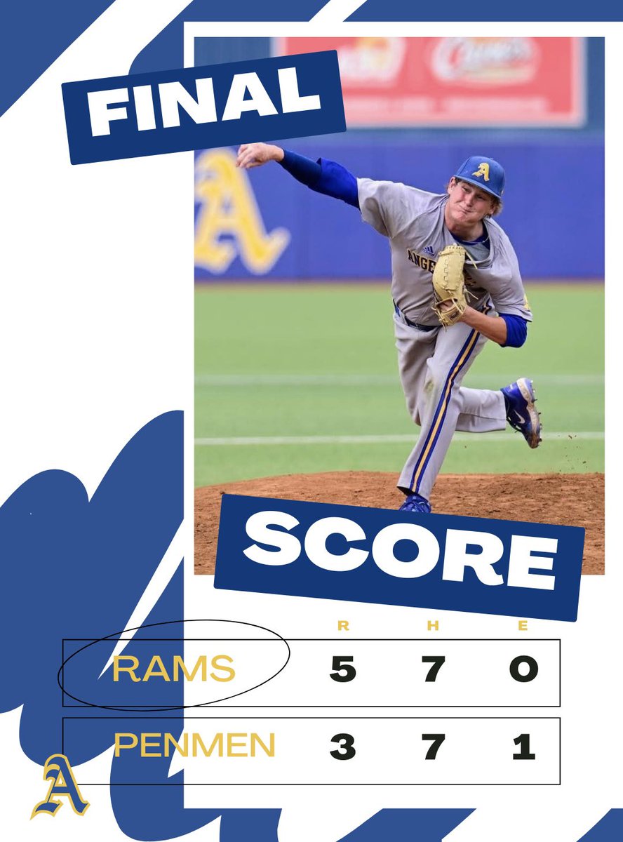 RamsASUbaseball's tweet photo. Rams win over SNHU! To the Championship we go!! #WhyNotUs https://t.co/QIG4DZ1dW8