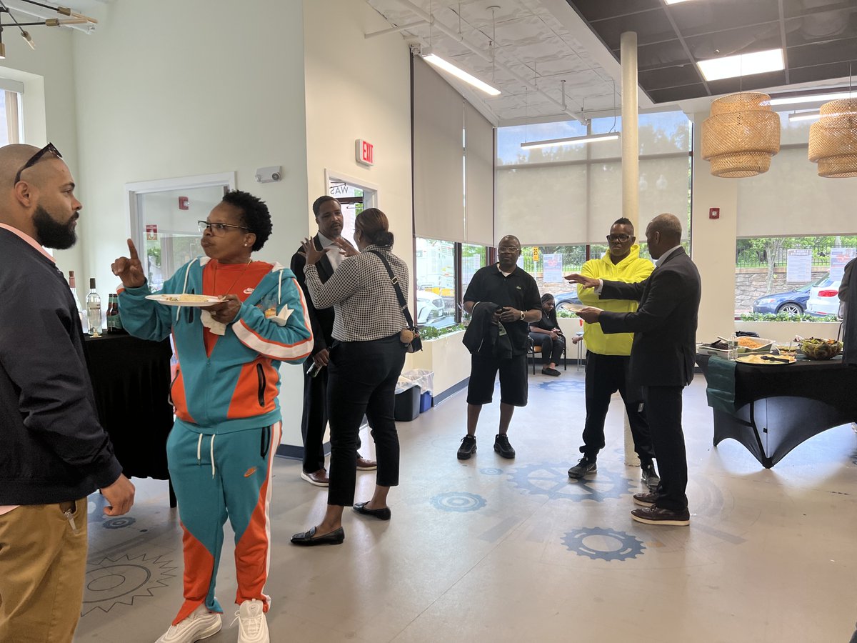 #TBT to our MBEs in the Green Mixer with <a href="/WORC_2/">WORC²</a> &amp; <a href="/EmeraldCities/">Emerald Cities</a> where we networked with business owners across the clean energy construction spectrum! Thanks to <a href="/WORC_2/">WORC²</a> for hosting us in their beautiful space in Roxbury!