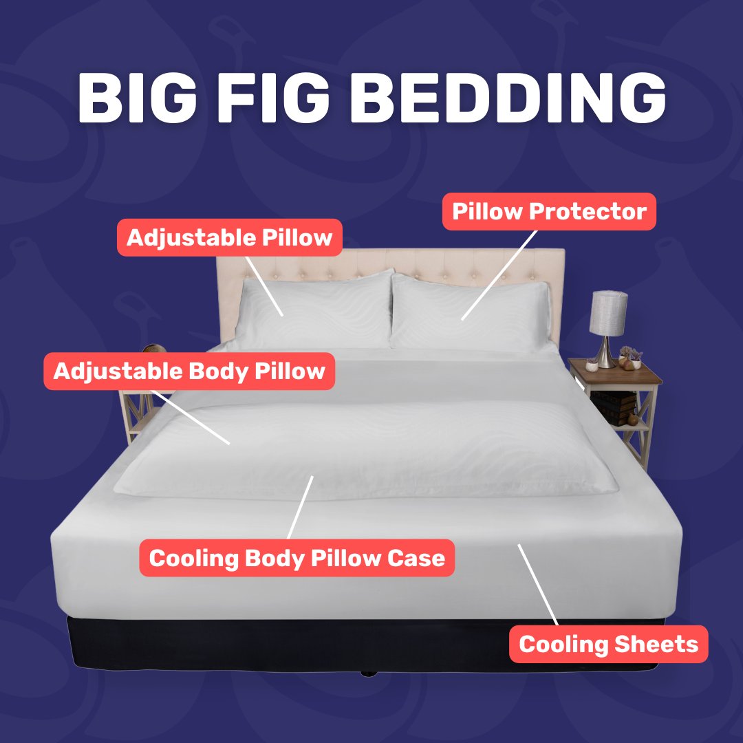 The Big Fig Adjustable Pillows-King - 2 pack