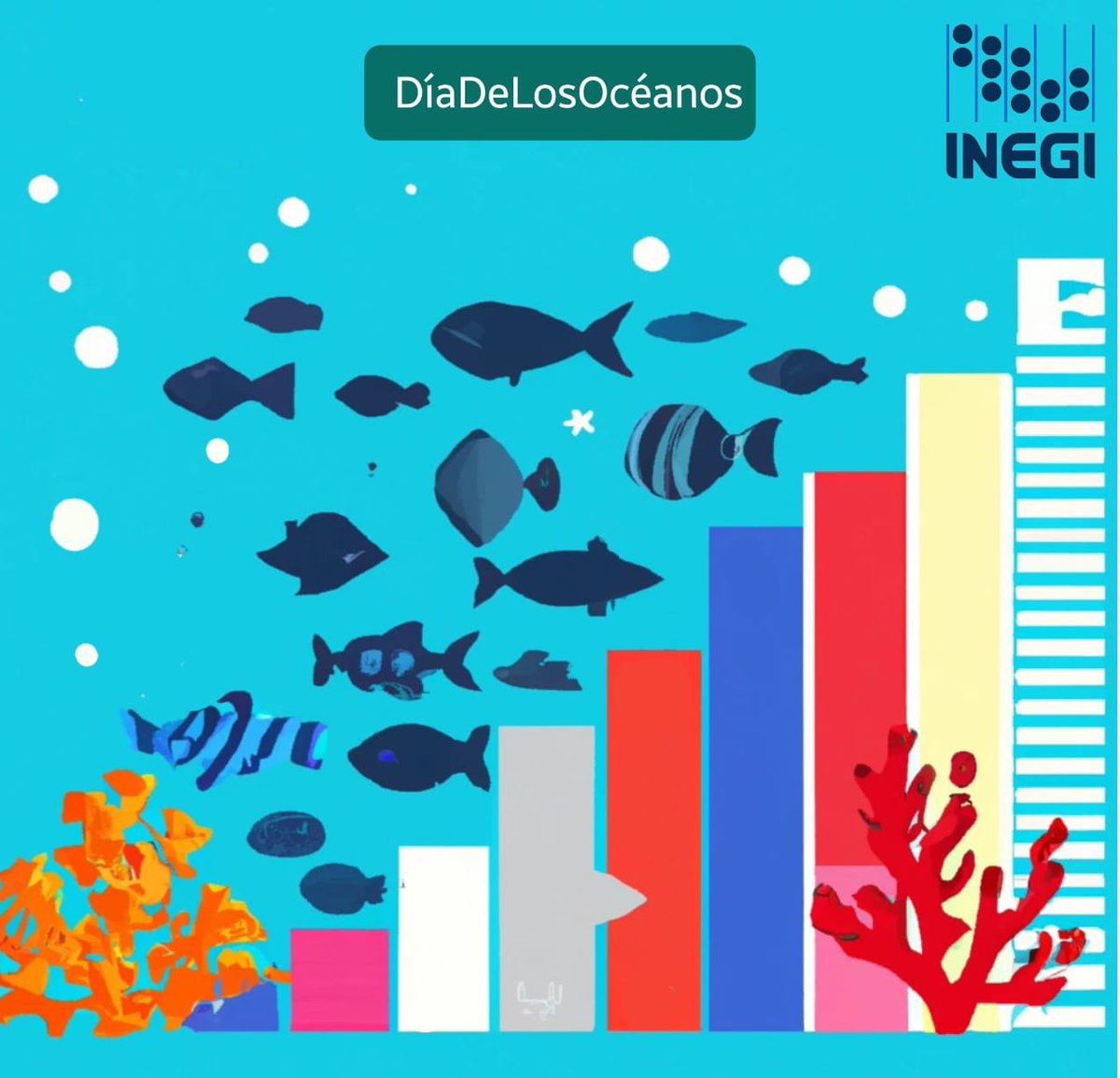 Los #océanos son el sumidero más importante de carbono y productor de oxígeno, para su protección se requieren #datos. En @INEGI_INFORMA trabajamos rumbo al diseño de una plataforma de conocimiento y valoración de servicios oceánicos #DíadelosOcéanos 🧵