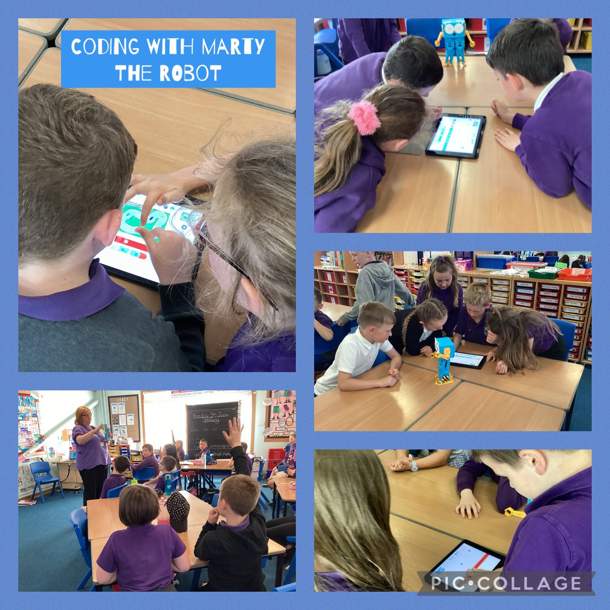 As part of our data handling topic, we have enjoyed learning how to display information by creating bar graphs &amp; pie charts on the laptops, learning more about Excel.
We have been developing our knowledge and understanding of coding with the help of Ros. <a href="/NAC_STEM/">NAC_STEM</a> @NAC_numeracy