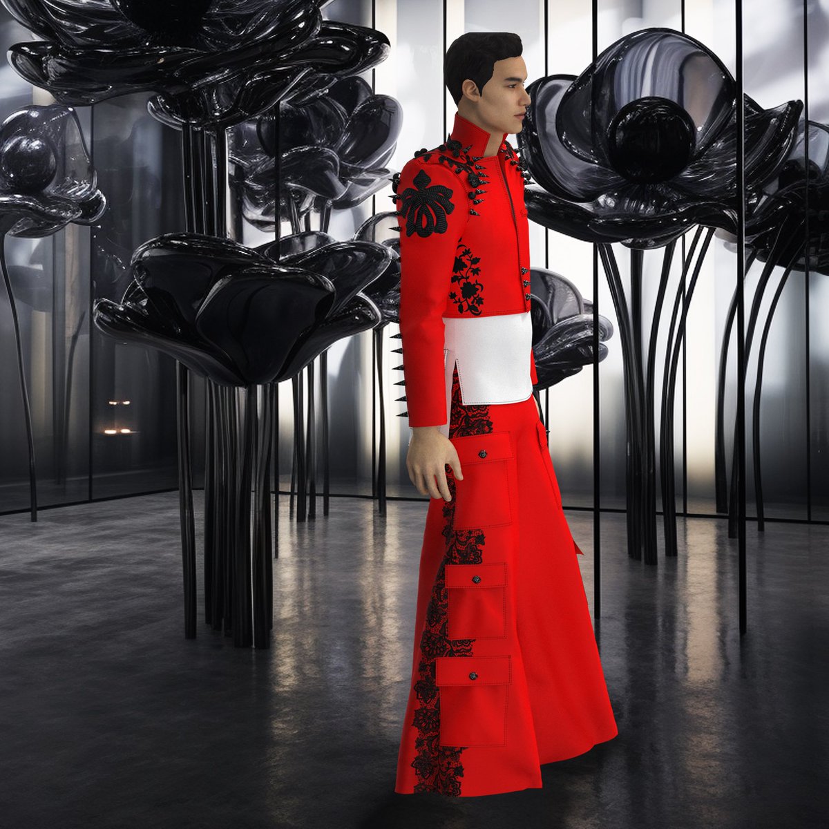 3DCSTUDIOx's tweet image. Diseño para Rookies Awards 2023. @TheRookiesCO
Pantalon ancho con bolsillos, chaqueta corta con,camisa con bolsillos en la espalda.❤️
Diseñado en #clo3d, fondos diseñados con #midjourney
#moda3d #Diseñodemoda3D #3dworld #3dmoda #3dstyle #3dart #3dfashion #3dartist #fashiondesign