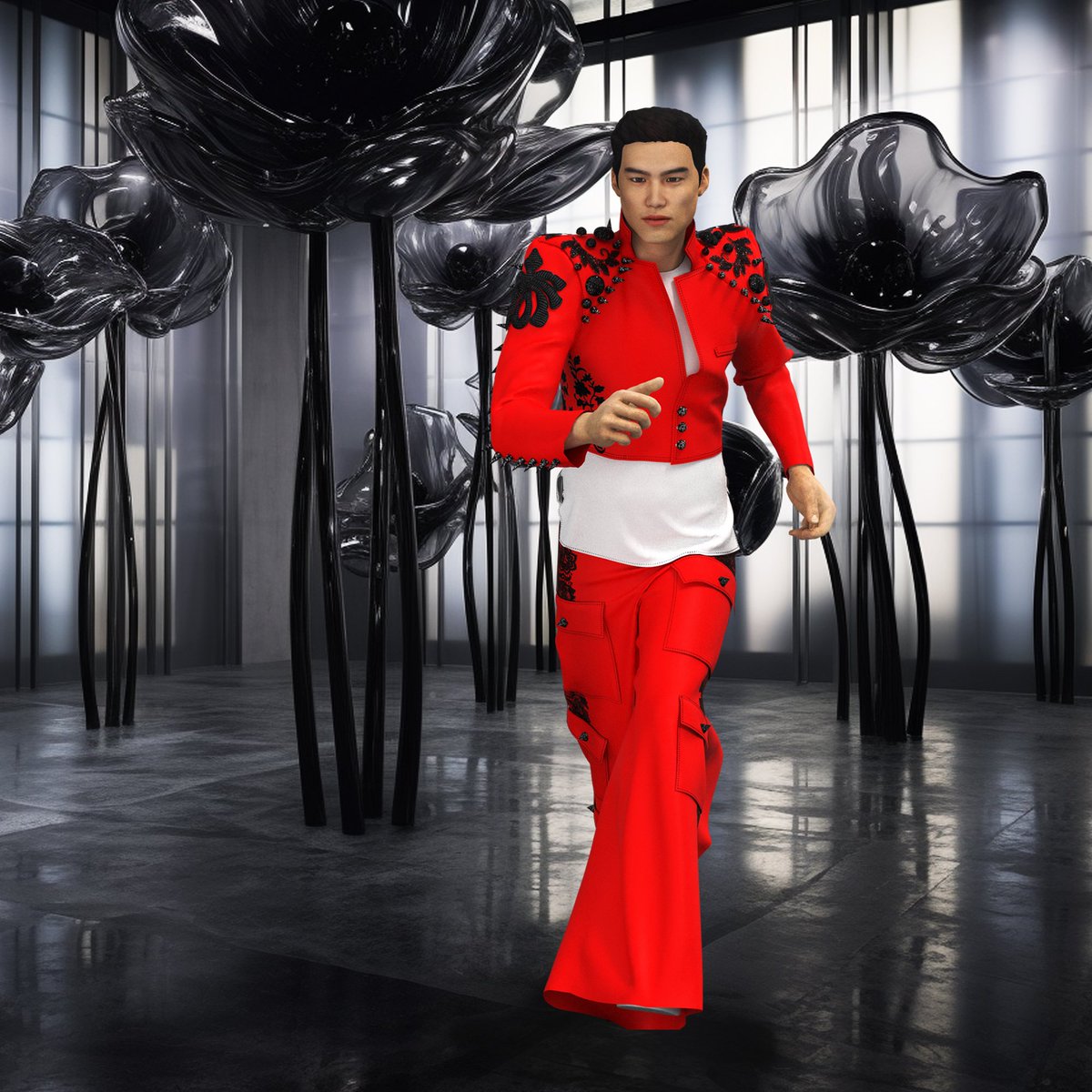 3DCSTUDIOx's tweet image. Diseño para Rookies Awards 2023. @TheRookiesCO
Pantalon ancho con bolsillos, chaqueta corta con,camisa con bolsillos en la espalda.❤️
Diseñado en #clo3d, fondos diseñados con #midjourney
#moda3d #Diseñodemoda3D #3dworld #3dmoda #3dstyle #3dart #3dfashion #3dartist #fashiondesign