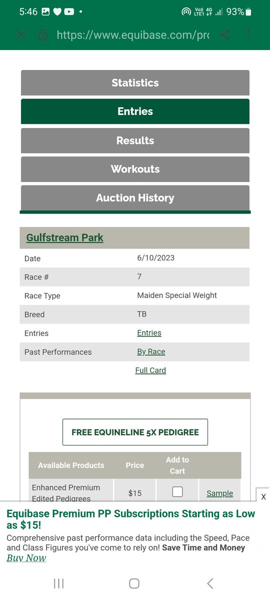 Time for <a href="/vipsilks/">vipsilks</a> to get our first winner, 🤞 escape room set to have his first start race 7 <a href="/GulfstreamPark/">Gulfstream Park</a> on Saturday. <a href="/gameofsilks/">Game of Silks</a>