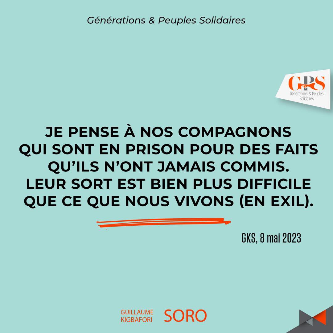 SOROKGUILLAUME's tweet photo. Je pense à nos compagnons qui sont en prison pour des faits qu’ils n’ont jamais commis. Leur sort est bien plus difficile que ce que nous vivons (en exil). 

#GPS #GKS #GKSTeam https://t.co/M6K0h0666o