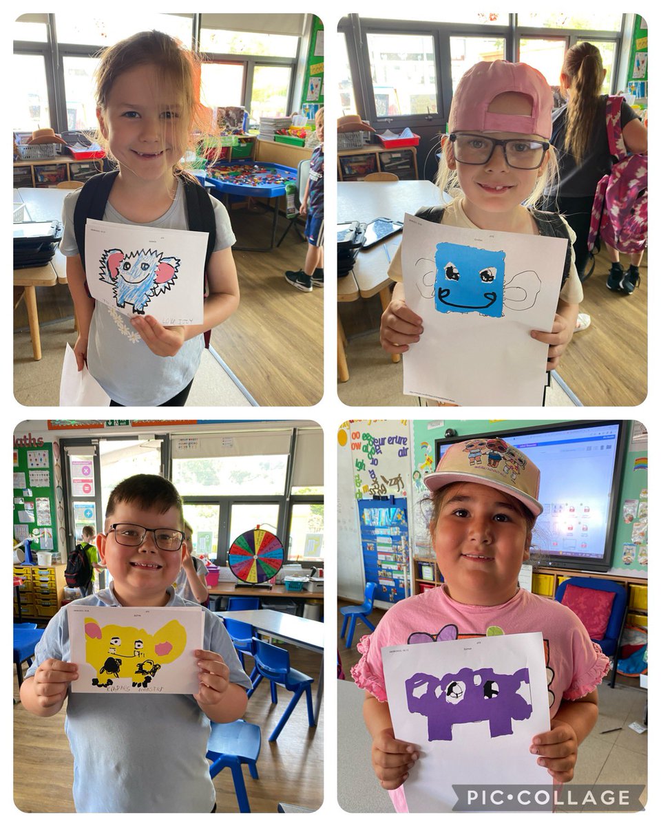 @yr2PDCS ICT club enjoyed drawing a Worry Monster with the author Rob Biddulph for Empathy Day! After following a step to step guide the children put their IT skills to use by using a paint program to recreate their Worry Monsters. 
#EmpathyDay2023
