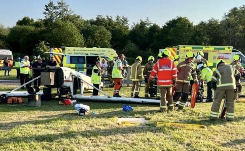 Cracking joint training evening for the team last night <a href="/ShuttleworthTru/">Shuttleworth</a> <a href="/EastEnglandAmb/">EEAST Ambulance Service</a> <a href="/BedsFire/">Beds Fire and Rescue</a> <a href="/EeastTbarker/">Tom Barker</a> . Thank you <a href="/Batch596/">Gareth Batchelor</a> <a href="/richard_filer/">Richard filer</a> and josh