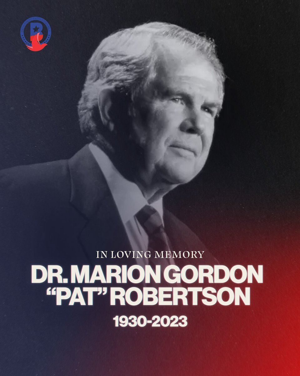 bienvenido_us's tweet photo. The Christian community has lost a hero. Dr. Robertson, the Creator of Christian Broadcasting, his patriotism, and devotion to our country and the Kingdom will never be forgotten. #faithassembly https://t.co/WsvBOVK4mO