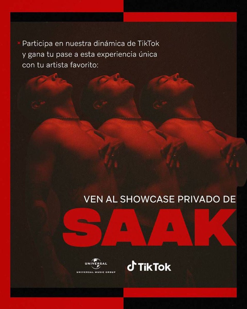 UMusicMexico's tweet photo. 🎉🎉🎉 Celebramos la llegada del nuevo álbum de @SAAK #PROSAAK con un showcase y tú puedes ser parte de él 🎉🎉🎉 https://t.co/srHvJiiyLj