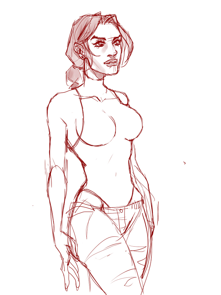 sketching #laracroft #TombRaider