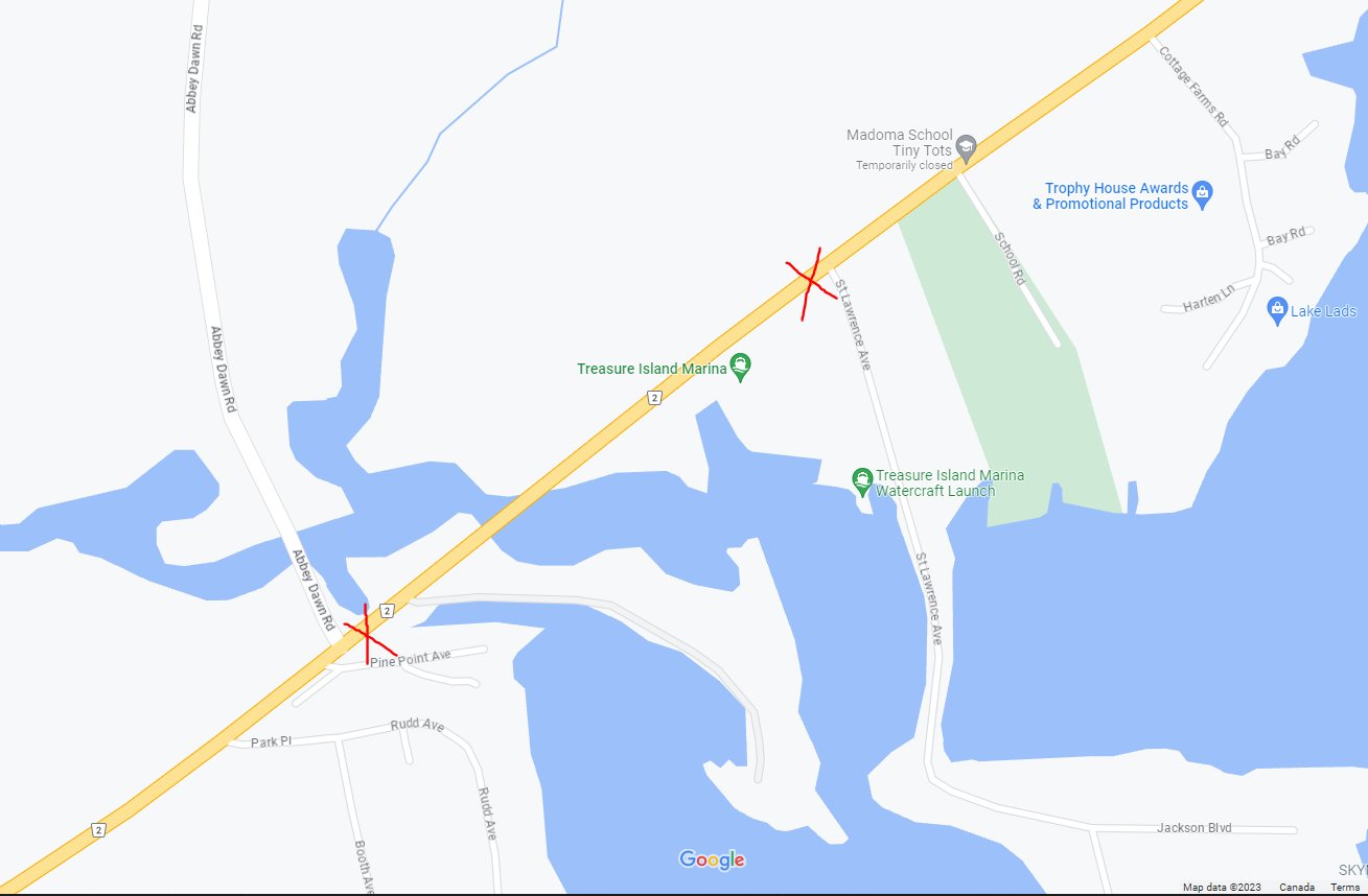 Kingston Police on Twitter "Due to a single motor vehicle collision