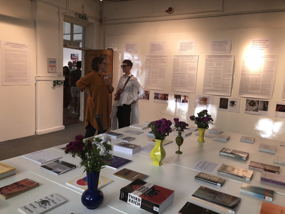 DrApurbaKundu's tweet photo. Great buzz at the opening night of the @ARU_AHSS #GraduateShowcase in and around the #RuskinGallery on our #Cambridge campus...music as well! https://t.co/yXqWfqWtEy