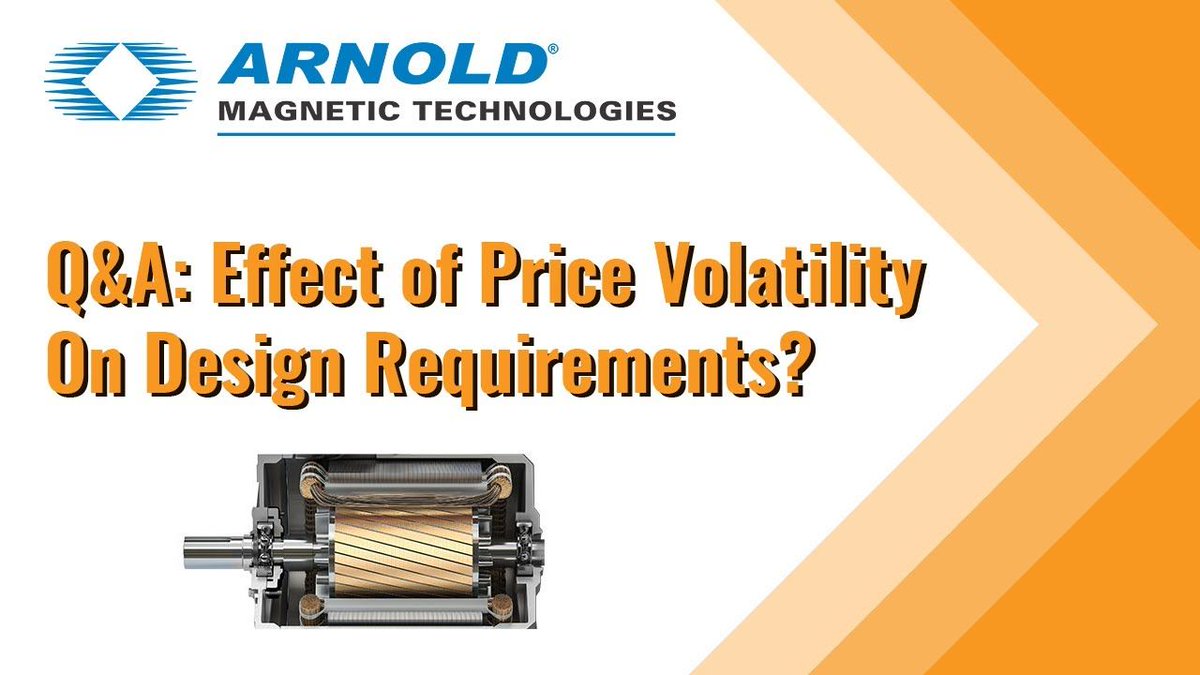arnoldmagtech's tweet image. Aaron Williams discusses recent price volatility and potential effects on #MotorDesign requirements in our latest Youtube video.
youtu.be/Uk6mQmaZIcU?ut…