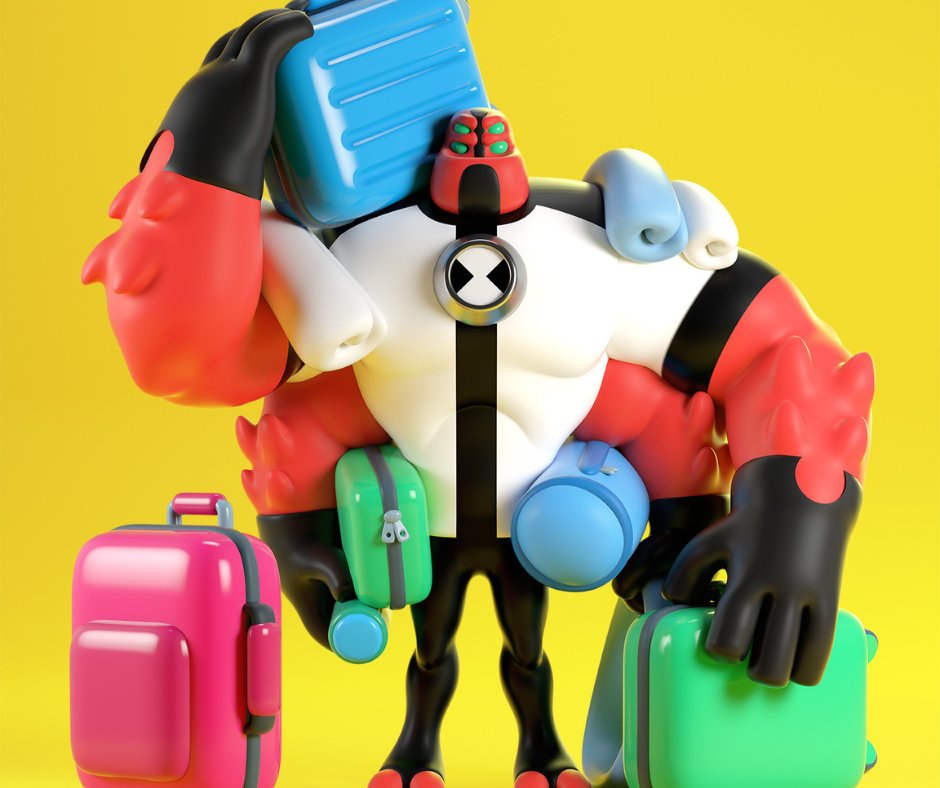 That one family member you make carry all your bags... they're not Four Arms, give them a break! 😄

Discover an Adventure this Summer! 😎 bddy.me/3MZmIpl 

#CartoonNetwork #Hotel #Summer #Adventure #Ben10