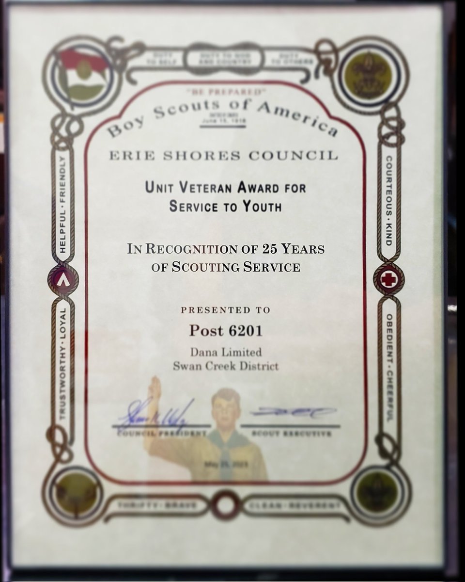 The Cat Attack is organized as BSA Explorer Post 6201, and we're celebrating 25 years!