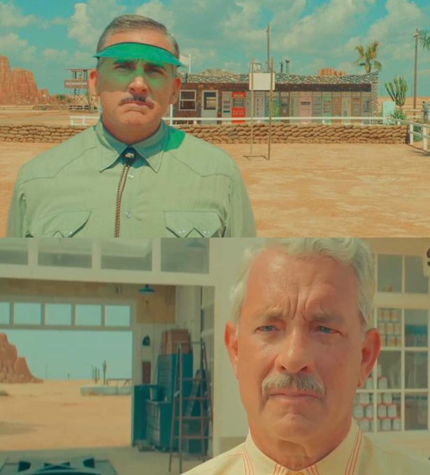 First look at Steve Carell & Tom Hanks in Wes Anderson’s ‘ASTEROID CITY’.