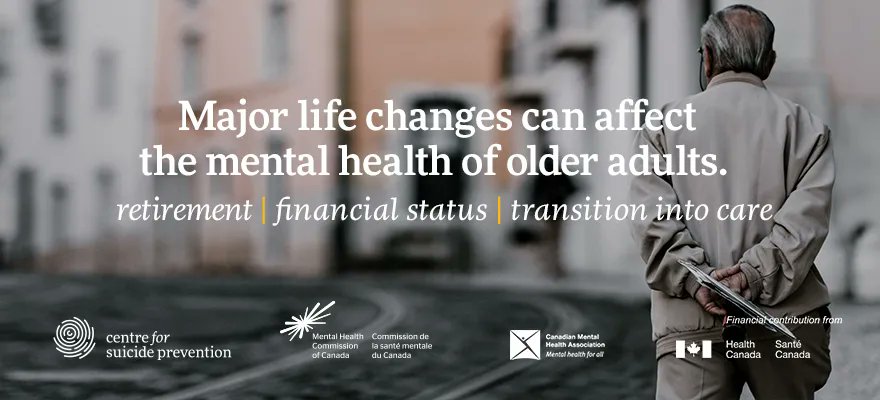 cspyyc's tweet image. There are a few factors that older adults, in particular, may experience, that can put strain on their mental health. These factors may also increase the likelihood that an older adult will think about suicide. #seniorsweek buff.ly/2VgLSbh