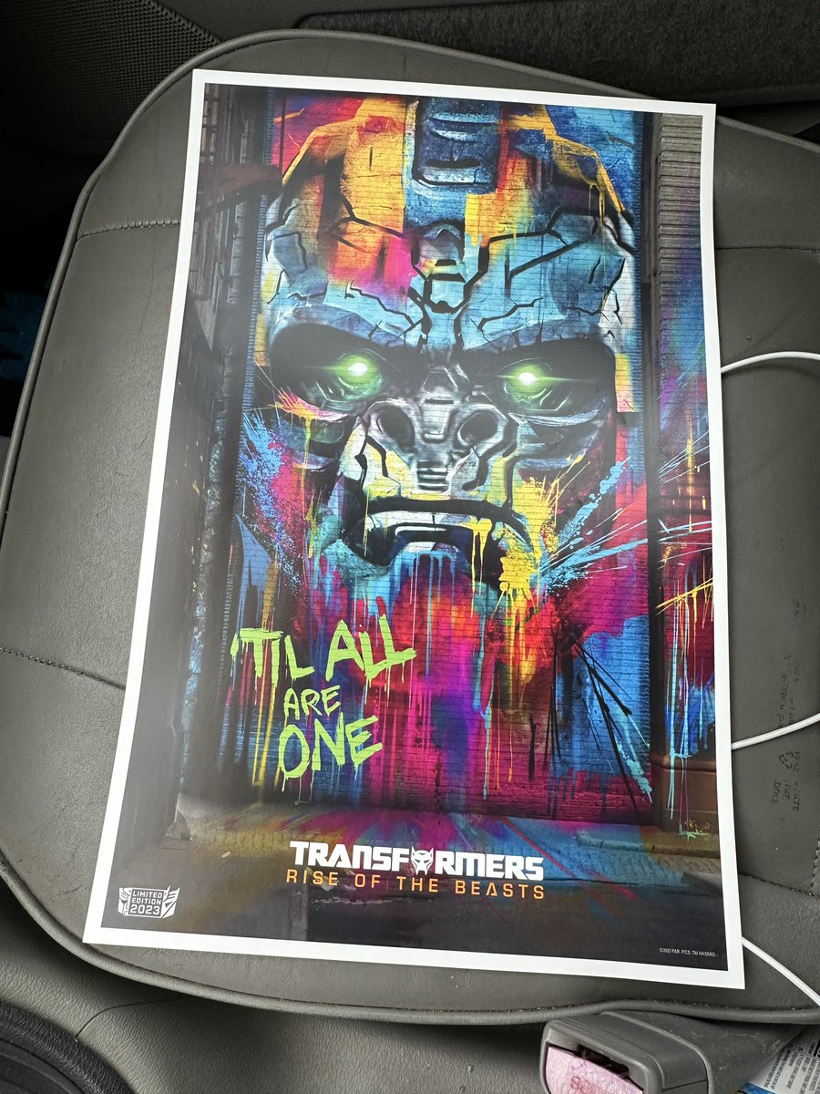 Transformers: Rise of the Beast
#Transformers #TransformersRiseofTheBeast 
@ParamountMovies @transformers @AMCTheatres @DolbyCinema