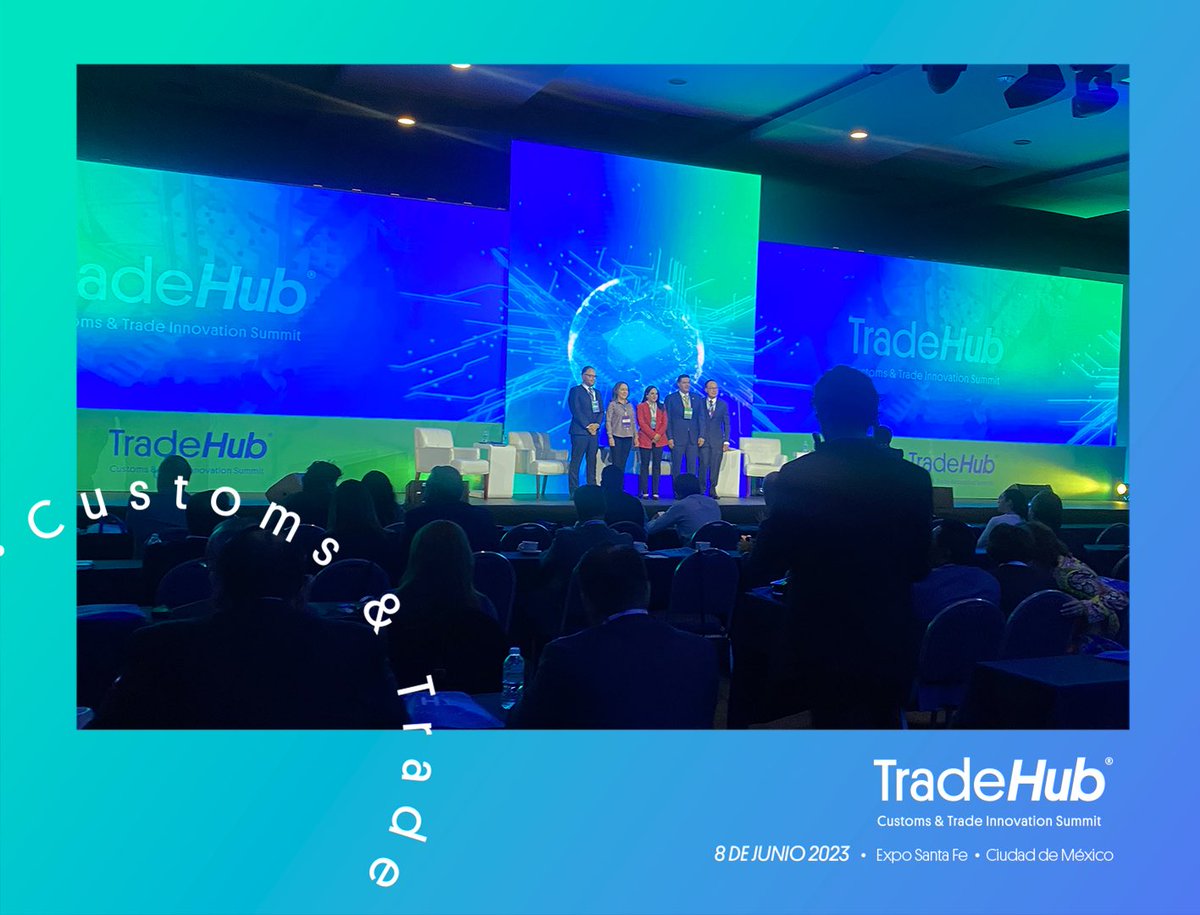 tradehubmx's tweet photo. Tras medio día del mejor evento de Comercio Exterior y Aduanas #TradeHubSummit 🌐📢
Grandes líderes han sido partícipes de este evento que hará historia en la innovación y transformación de las Aduanas 👏🏻
#Innovation #PanelDeTradeHubSummit #TemasYTecnologías #ComercioExterior https://t.co/rldFZsjYr3
