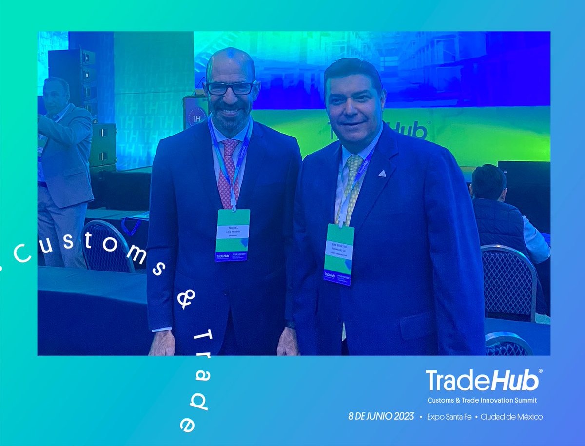 tradehubmx's tweet photo. Tras medio día del mejor evento de Comercio Exterior y Aduanas #TradeHubSummit 🌐📢
Grandes líderes han sido partícipes de este evento que hará historia en la innovación y transformación de las Aduanas 👏🏻
#Innovation #PanelDeTradeHubSummit #TemasYTecnologías #ComercioExterior https://t.co/rldFZsjYr3