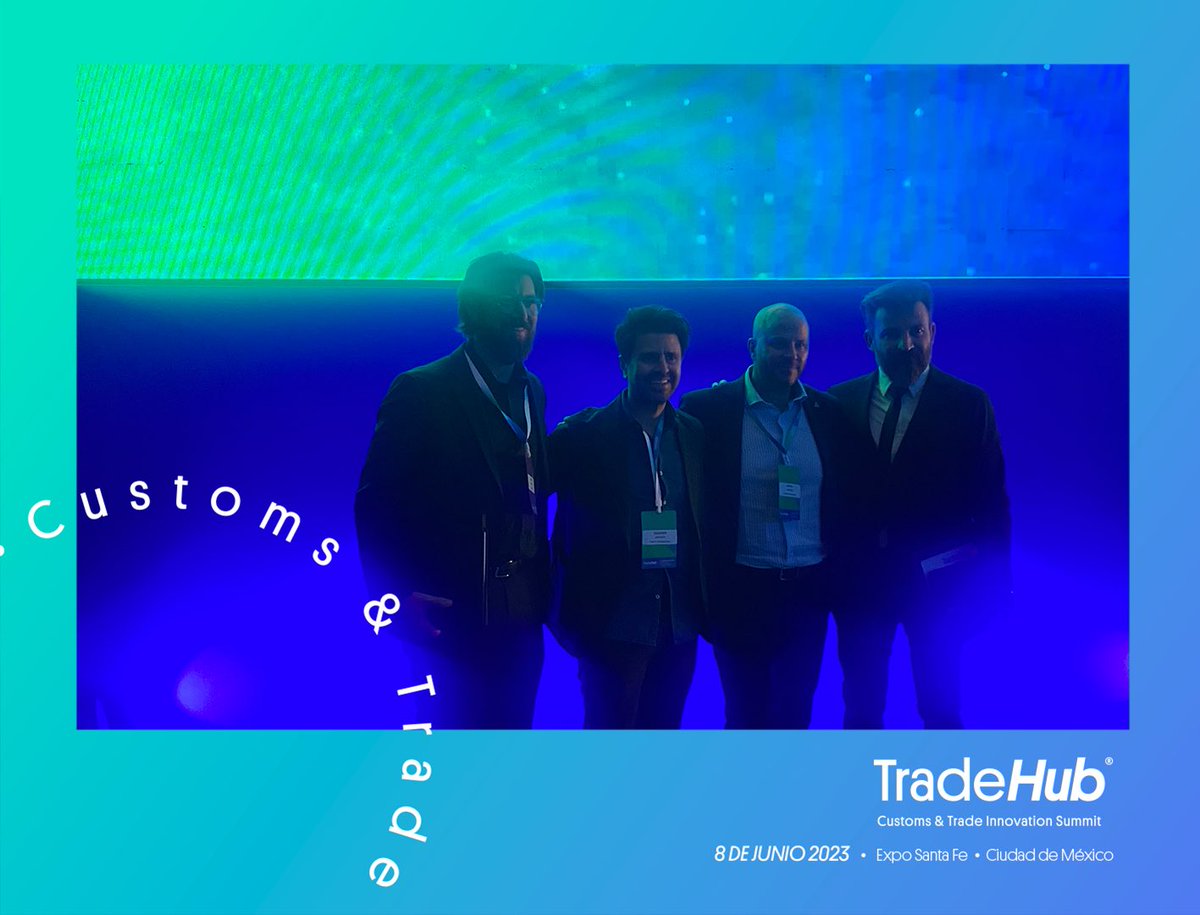 tradehubmx's tweet photo. Tras medio día del mejor evento de Comercio Exterior y Aduanas #TradeHubSummit 🌐📢
Grandes líderes han sido partícipes de este evento que hará historia en la innovación y transformación de las Aduanas 👏🏻
#Innovation #PanelDeTradeHubSummit #TemasYTecnologías #ComercioExterior https://t.co/rldFZsjYr3