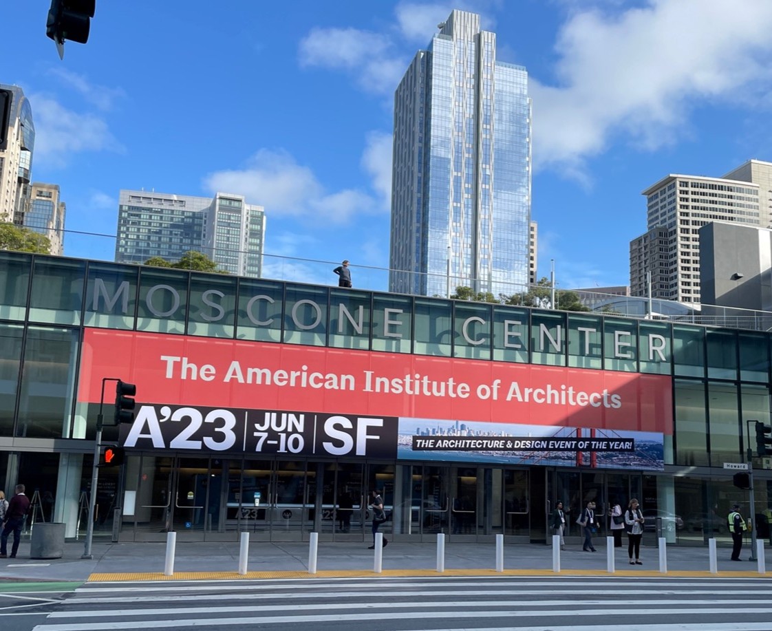 Several of our Architects are in SF attending the AIA national conference. They are participating in discussions on architecture as well as leadership and mentoring strategies. While continuing their professional development they bring back inspiration to our team!