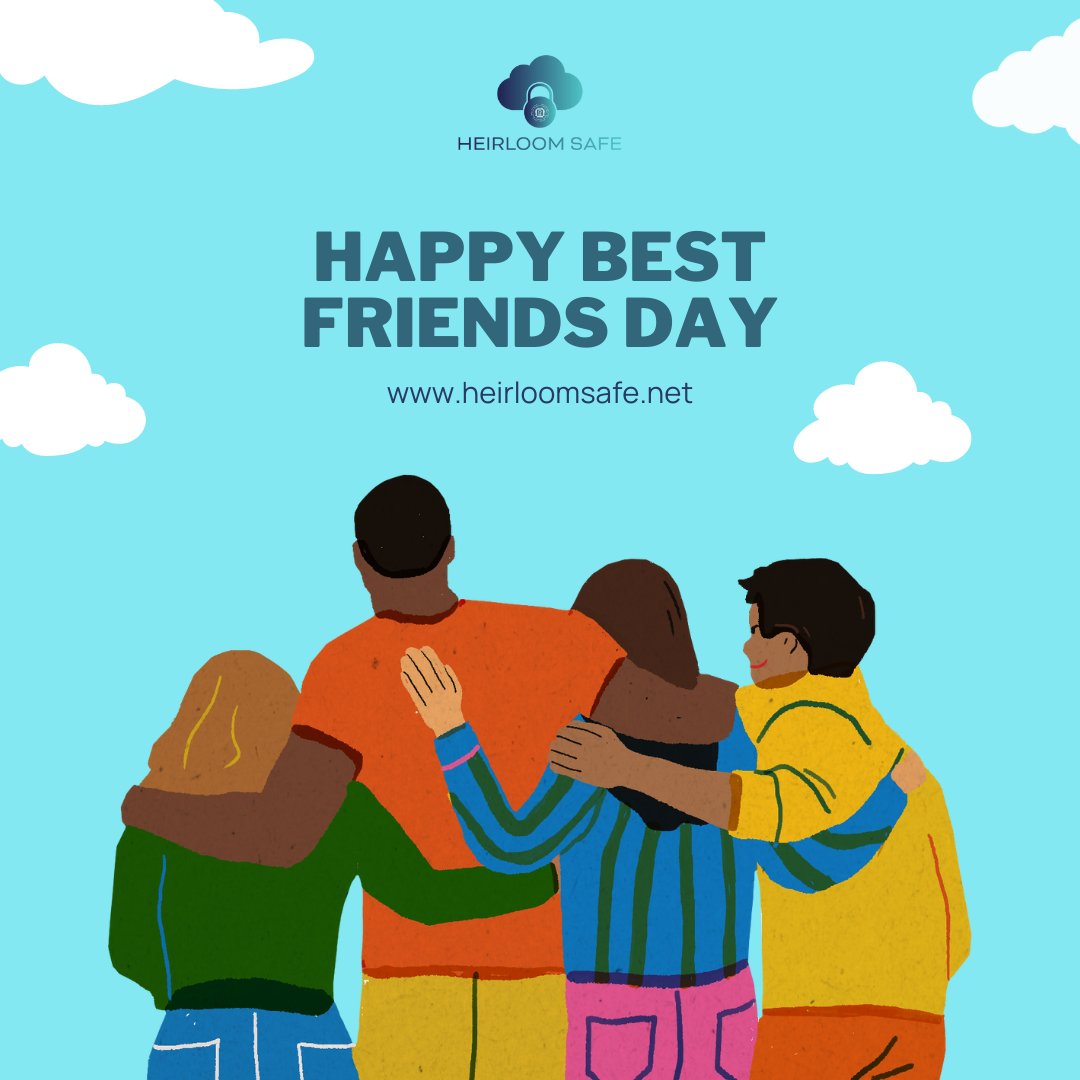 Cheers to the ones who know us best, lift us up, and make every day feel like Best Friends Day! 🌟💕
.
.
.
.
#BestFriendsDay #HappyBestFriendsDay #digitalvault #will #datasecurity #livingtrust #estateplan #personaldocuments #securedashboard #legacy #legacycontact #estateplanning